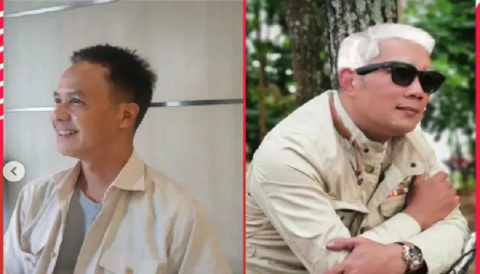 Buntut Rambut Putih Ala Jokowi, Ganjar Pranowo dan Ridwan Kamil Unggah Foto Kocak Rambut Baru
