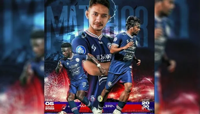 Link Live Streaming BRI Liga 1 Arema FC vs PSS Sleman Jumat 5 Agustus 2022