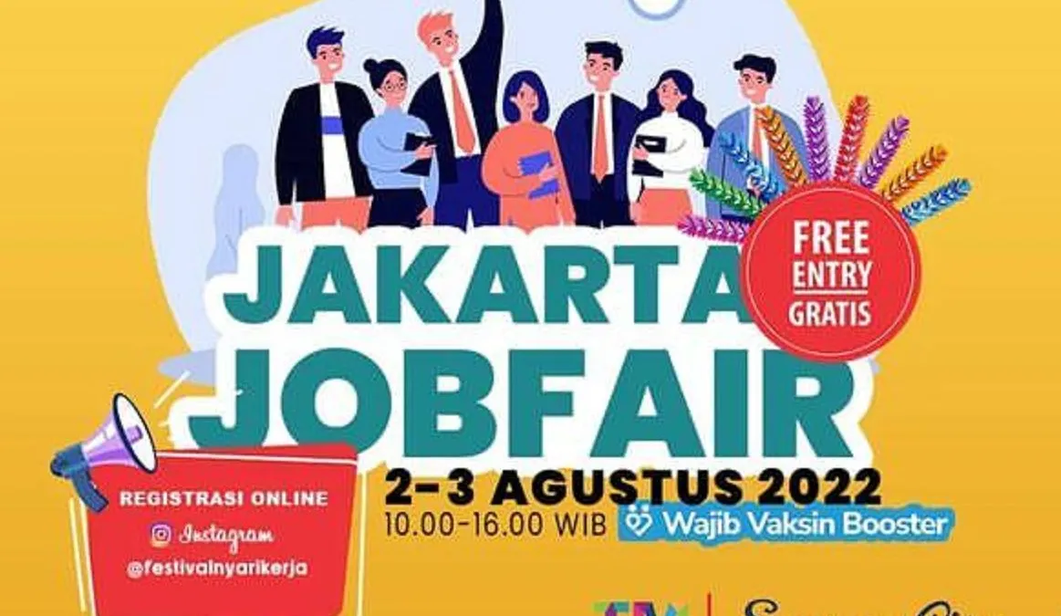 Info Jadwal Jakarta Job Fair 2 Agustus Hingga 3 Agustus 2022. 