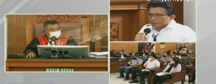 Ferdy Sambo (Kanan atas) kesal istrinya tak patuh
