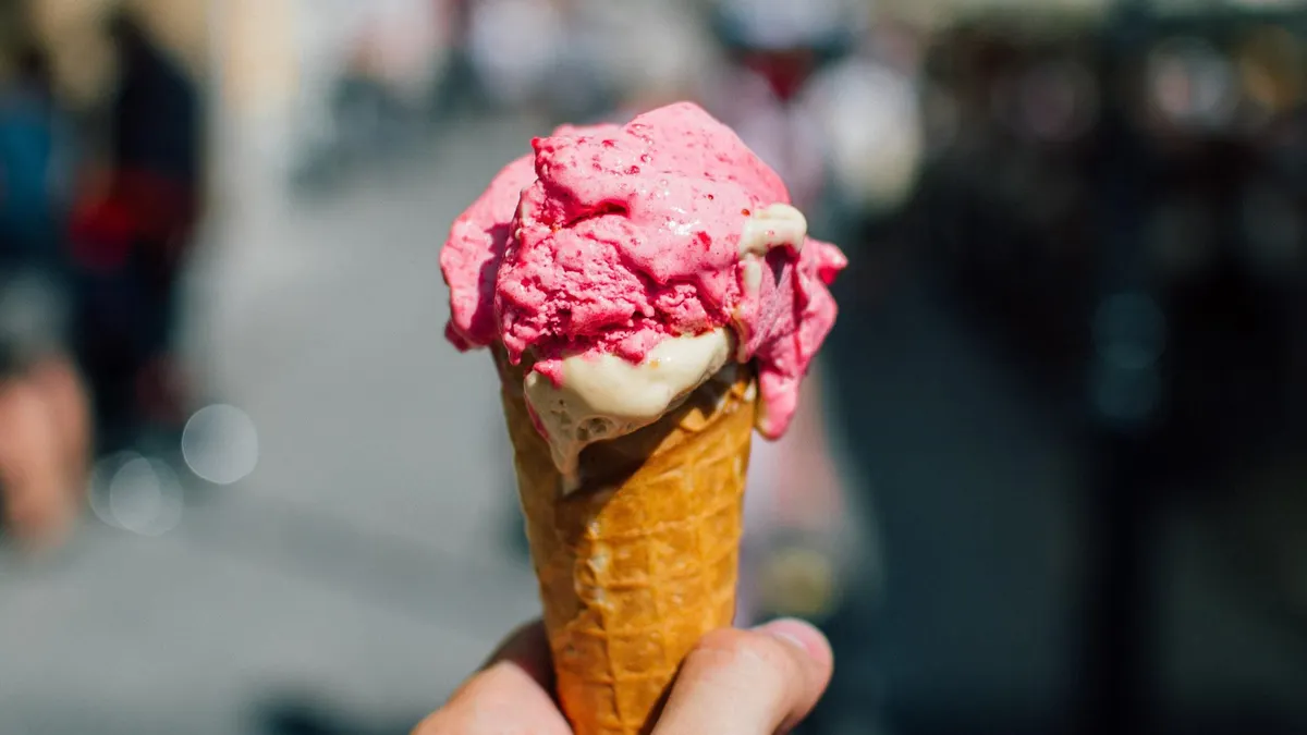 Ilustrasi es krim.