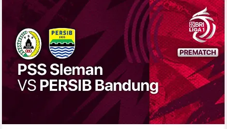 Link Live Streaming Bola PSS Sleman vs Persib Bandung BRI Liga 1