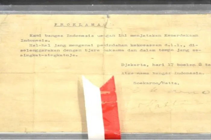 Sejarah Singkat dan Isi Naskah Proklamasi Kemerdekaan Indonesia