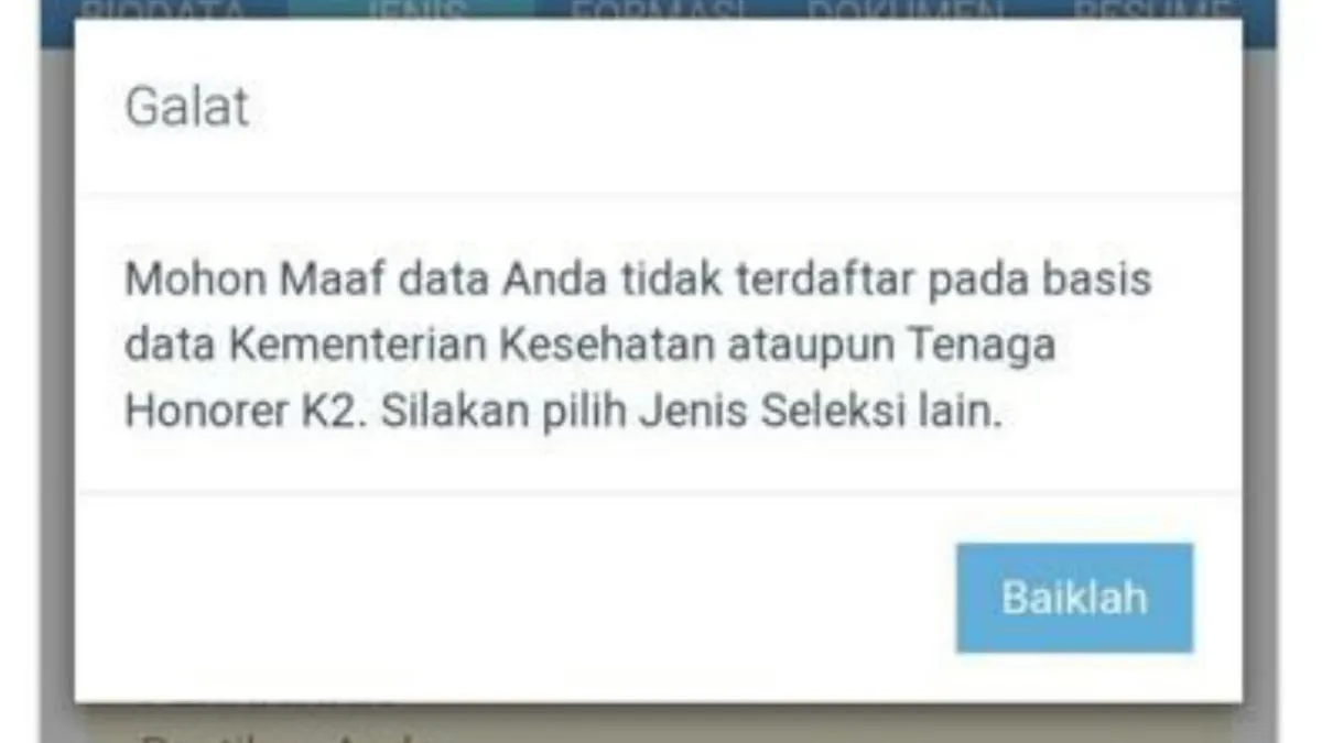 Ilustrasi kendala seleksi penerimaan PPPK Guru dan Tenaga Kesehatan Tahun 2022.