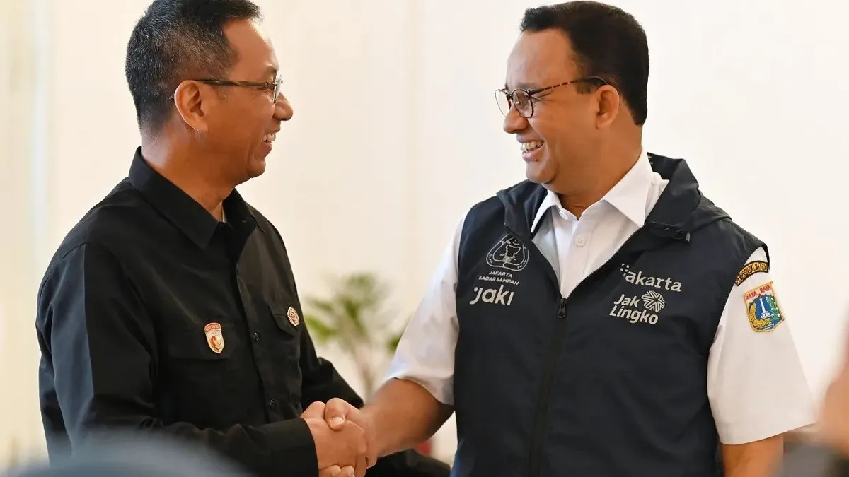 Heru Budi Hartono resmi menjadi Penjabat Gubernur DKI Jakarta menggantikan Anies Baswedan.