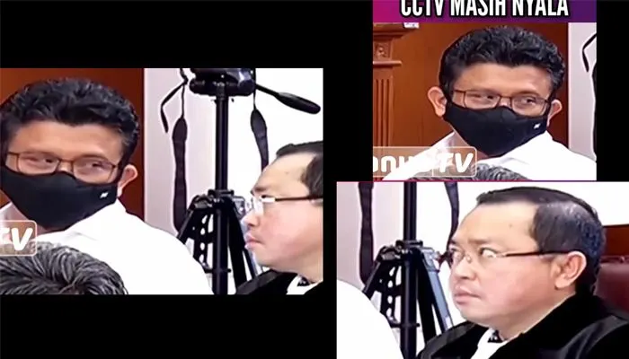 Viral! Ekspresi Ngeri Ferdy Sambo dan Penasehat Hukumnya Saat Saksi Afung Sebut CCTV Duren Tiga Masih Nyala