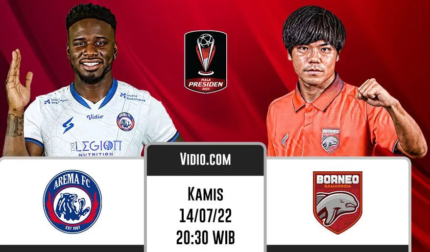 Final Piala Presiden leg pertama , Arema FC vs Borneo