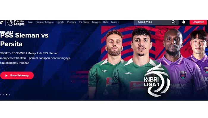 Link Live Streaming Bola PSS Sleman vs Persita Tangerang BRI Liga 1 Kamis 29 September 2022 Jam 20.30 WIB