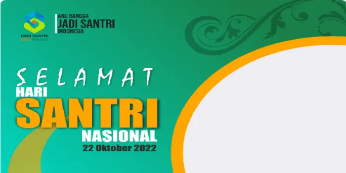 Kumpulan Link Twibbon Hari Santri Nasional 2022