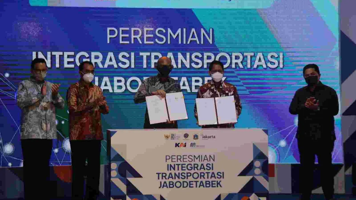 Acara Peresmian Integrasi Stasiun Tebet dan Palmerah/dok: Humas Balkot DKI