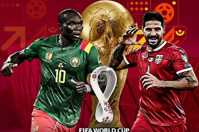 Link Streaming Kamerun vs Serbia Fase Grup Piala Dunia 2022, Gratis! Kick Off Pukul 17.00 WIB
