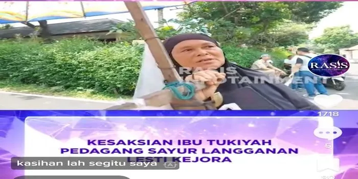Kesaksian Pedagang sayur langganan Lesti Kejora /TikTok @rasis infotainment
