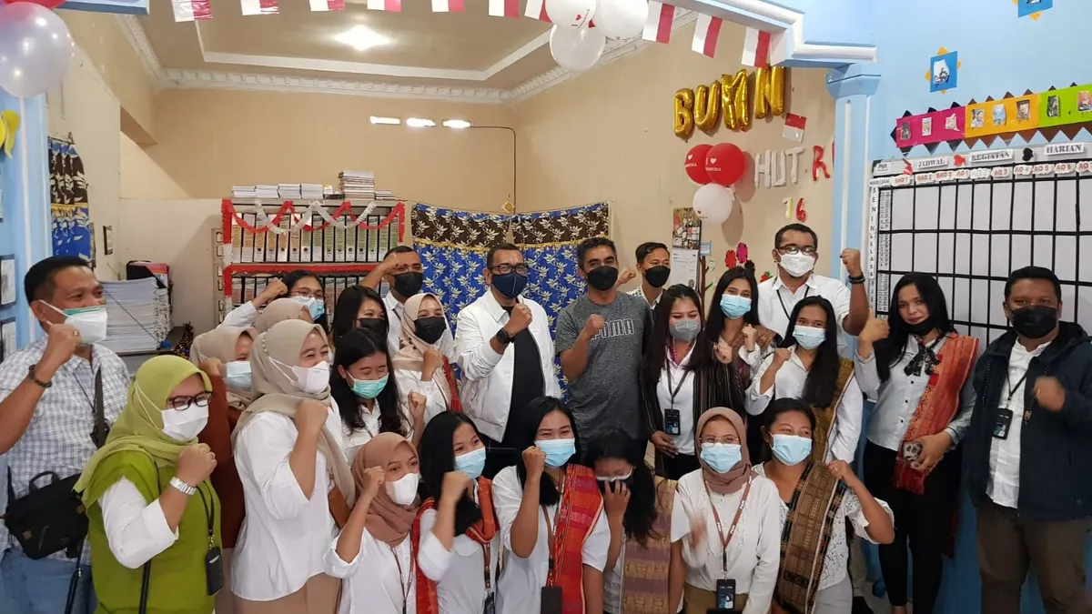 Kunjungan Staff Khusus BUMN dan Wakil Bupati Karo ke Kantor PNM Mekaar Kabanjahe