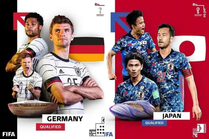 Nonton Gratis di HP! Jerman vs Jepang di Piala Dunia 2022, Kick Off Jam 20.00, Tonton di Sini