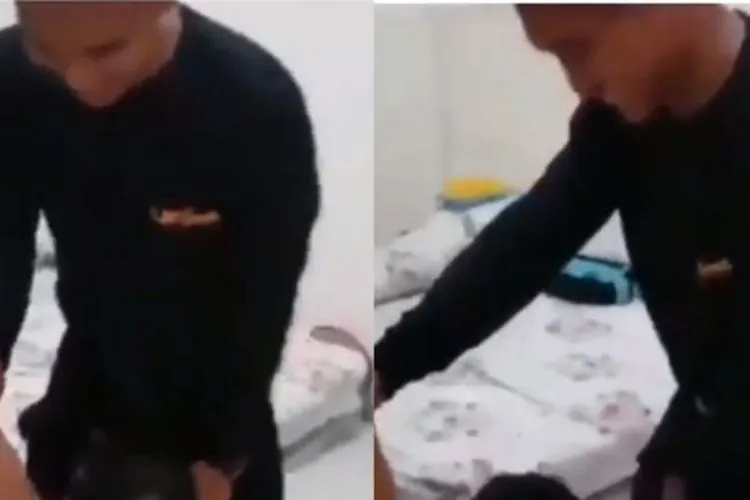Viral video anak larang ayah keluar kamar. (Instagram/@nenk_update)