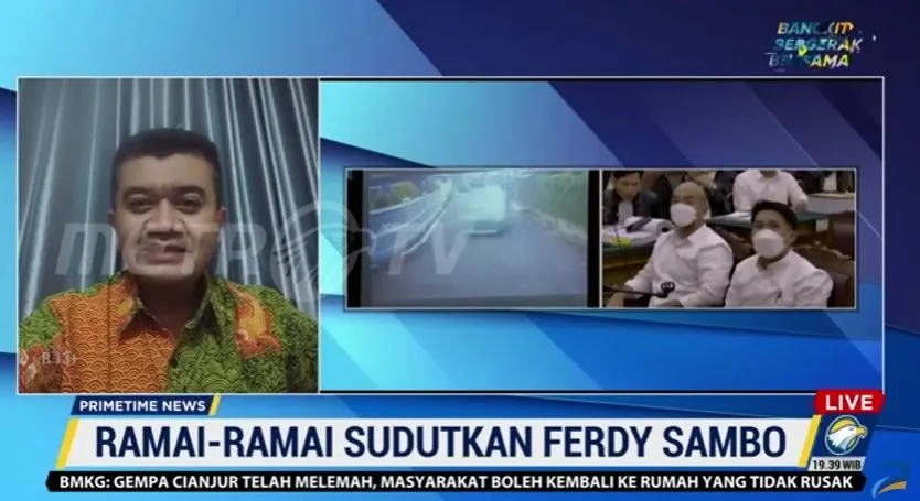 Pakar Psikologi Forensik, Reza Indragiri menanggapi terkait perbedaan kesaksian dari masing-masing saksi yang disampaikan di persidangan Ferdy Sambo.