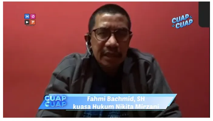 Fahmi Bachmid, ungkap Nikita Mirzani dilarikan ke rumah sakit.