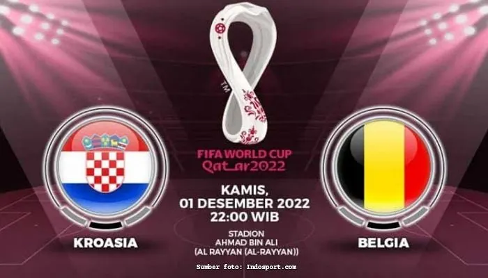 Link Live Streaming Grup F Piala Dunia Qatar 2022: Kroasia Vs Belgia