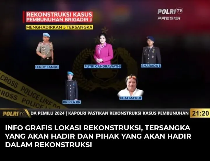Update Rekonstruksi Pembunuhan Brigadir J, Ada 78 Adegan Diperagakan Ferdy Sambo CS