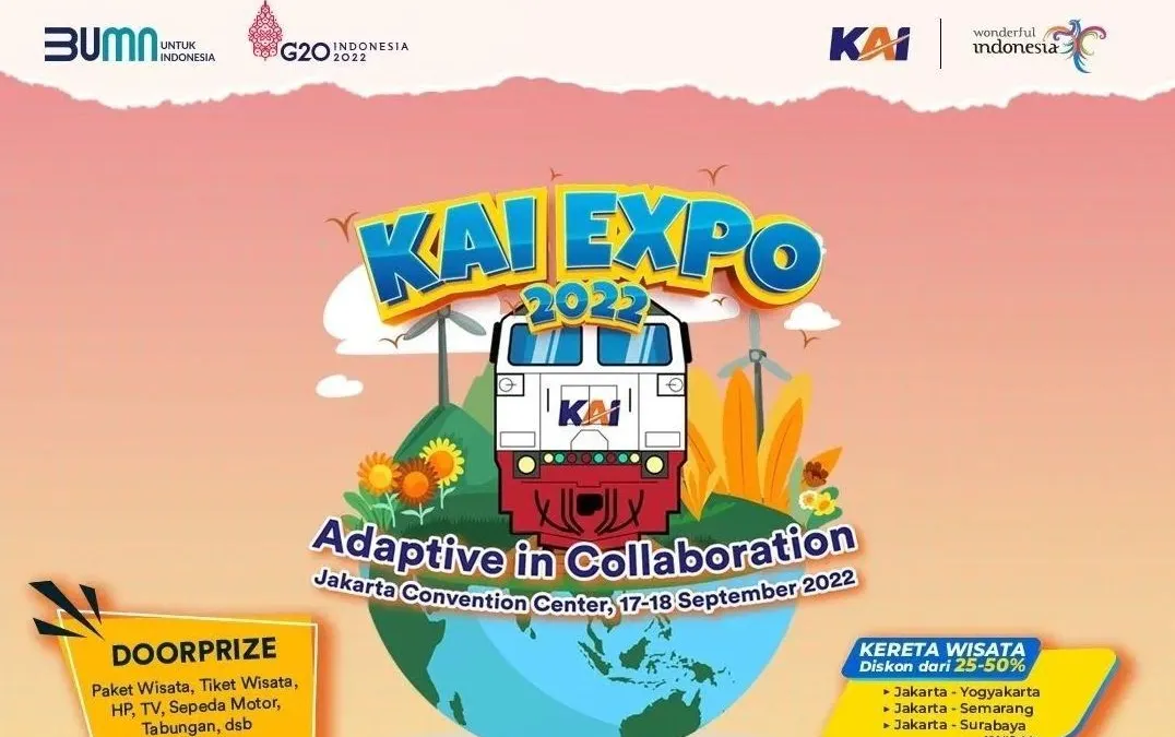 Catat KAI Expo September 2022 dalam rangka ulangtahun KAI 