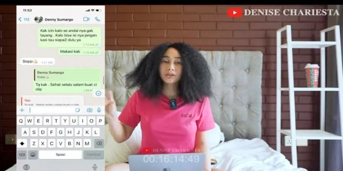 CEK FAKTA : Denise Chariesta Hamil Anak RD di Bulan Maret