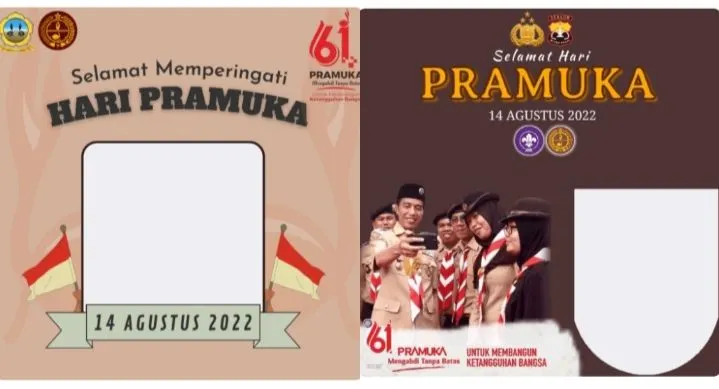 Link twibbon HUT Pramuka ke 61 Tahun 2022 