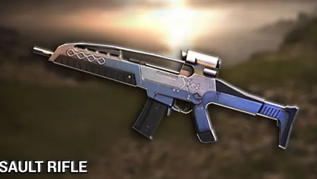 Senjata Assault Rifle (AR) di game Free Fire (FF).