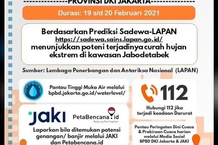 Hujan Deras Guyur Jakarta, Anies Unggah Ini di Akun Instagramnya (dok)