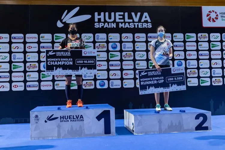 Putri Kusumawardani juara di Spain Masters 2021 / Badminton Spain