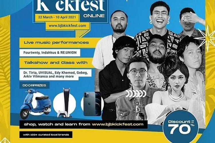 bjb DigiCash KickFest Hadirkan 250 Brand hingga Live Music Secara Daring