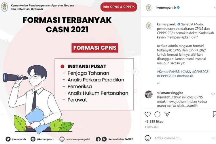 Jadwal Penerimaan CPNS dan PPPK 2021: Di Kejaksaan Ada 1.000 Formasi Jaksa, Daftar Hanya di Situs Ini Ya! (ilustrasi)