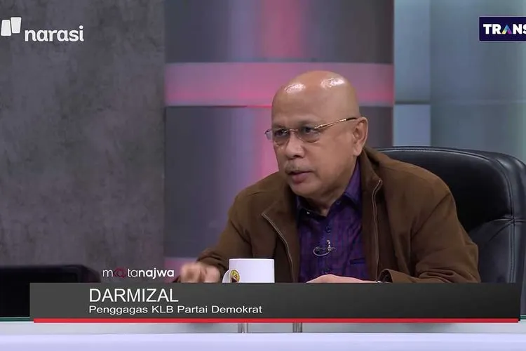 Darmizal dalam dialog tanggapan soal Moeldoko di Demokrat/dok: YouTube Najwa Shihab.