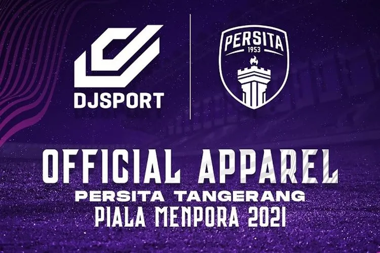 DJ Sport menjalin kerja sama sebagai support jersey apparel Persita Tangerang di Piala Menpora 2021. (dok)