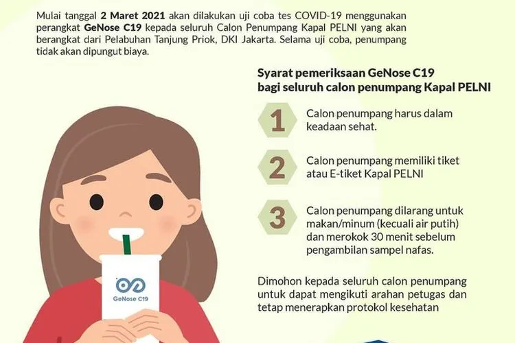 Uji Coba Tes GeNose C19 di Pelabuhan Tanjung Priok, Ini 3 Syaratnya!