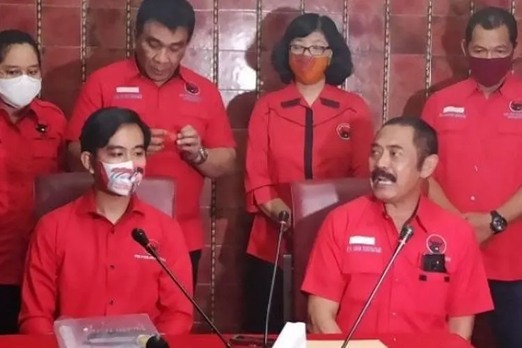 Gibran Rakabuming Raka dan FX Hadi Rudyatmo. [Solopos/Nicolous Irawan]