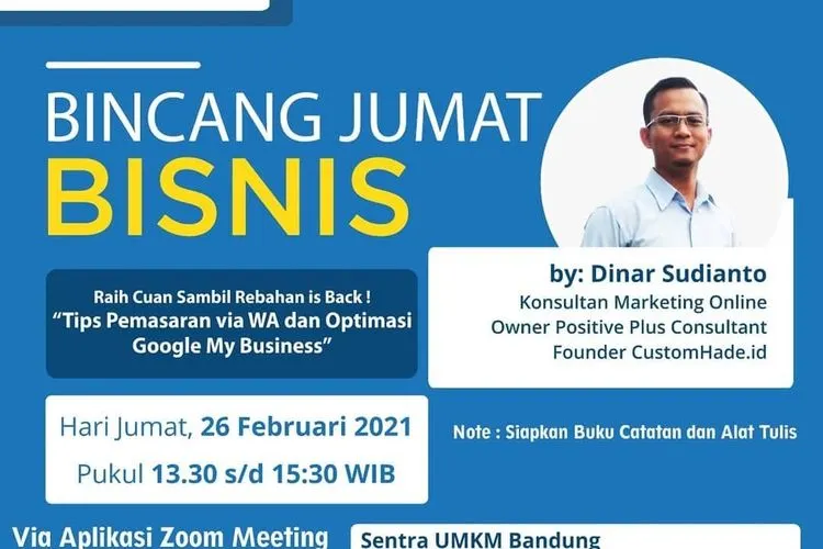 Ingin Tahu Trik Pemasaran WhatsApp dan Google My Business? Yuk Ikuti Webinarnya!