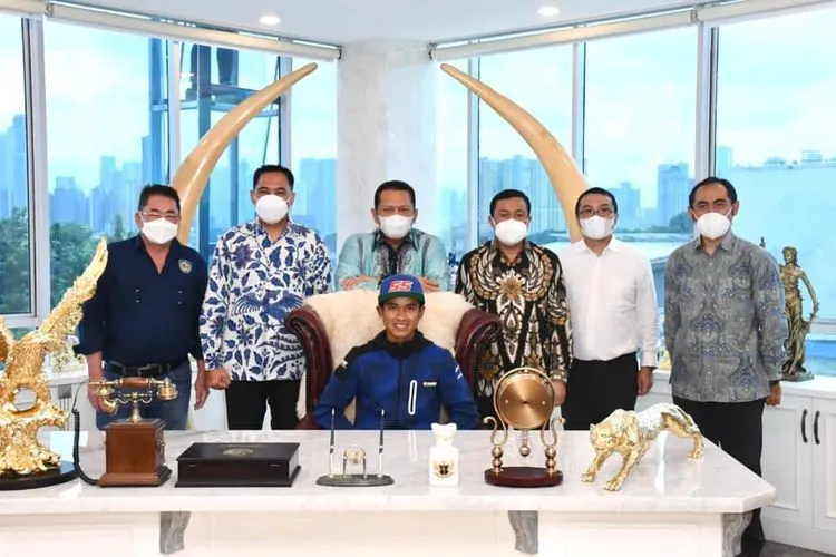 Dapat Dukungan Penuh dari Bamsoet, Galang Hendra Siap Gasspoll Tembus 10 Besar WorldSSP600 Musim Balap 2021