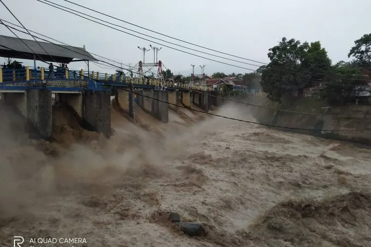 ​Kondisi terkini Bendungan Katulampa, Bogor Timur, Kota Bogor