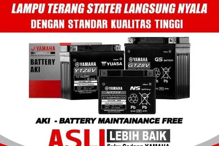 Jangan Sepelekan, Ini Pentingnya Menjaga Kondisi Aki Pada Motor