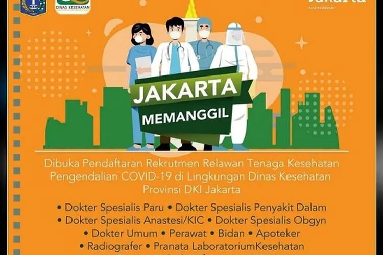 Pemprov DKI Jakarta kembali membuka pendaftaran rekrutmen relawan tenaga kesehatan pengendalian Covid-19/dok: Instagram @aniesbaswedan