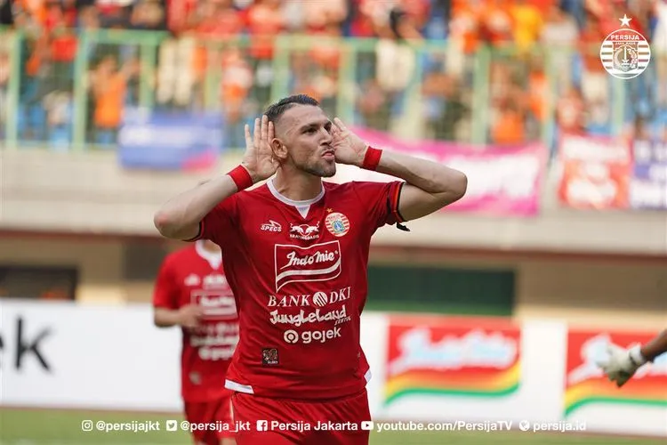 Marco Simic, jadi andalan Persija Jakarta saat bertarung di Grup B Piala Menpora 2021. (dok Persija)