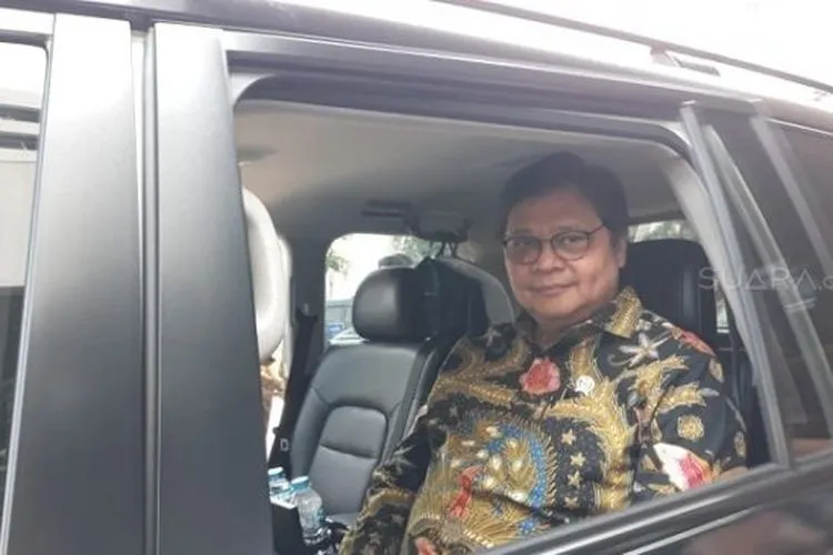 Menteri Koordinator Bidang Perekonomian Airlangga Hartarto. (Suara.com/Novian).