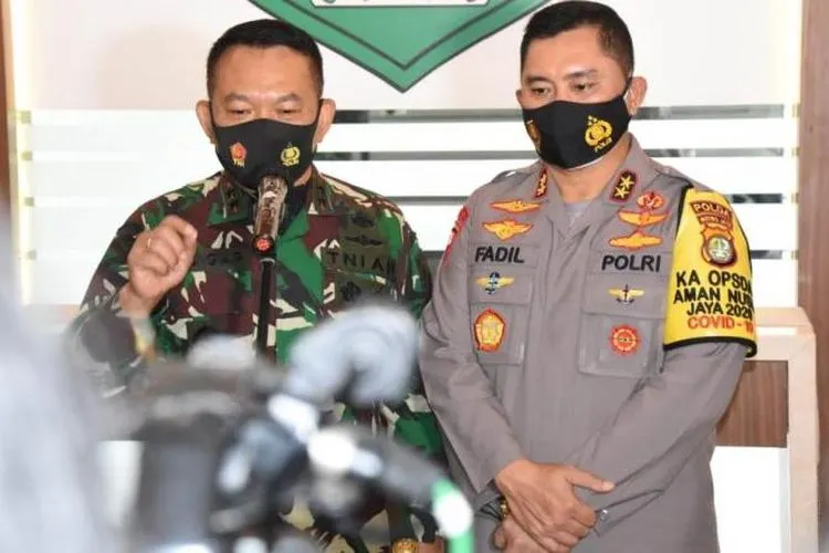 Pangdam Jaya Mayjen Dudung Abdurachman dan Kapolda Metro Jaya Irjen M Fadil Imran (Dok. Pendam Jaya)