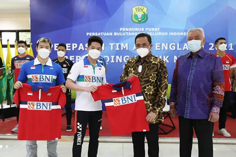Seremonial Jelang All England, Jadi Suntikan Semangat bagi Kevin/Marcus. (dok PBSI)