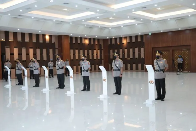Suasana sertijab. (dok Humas Polda)