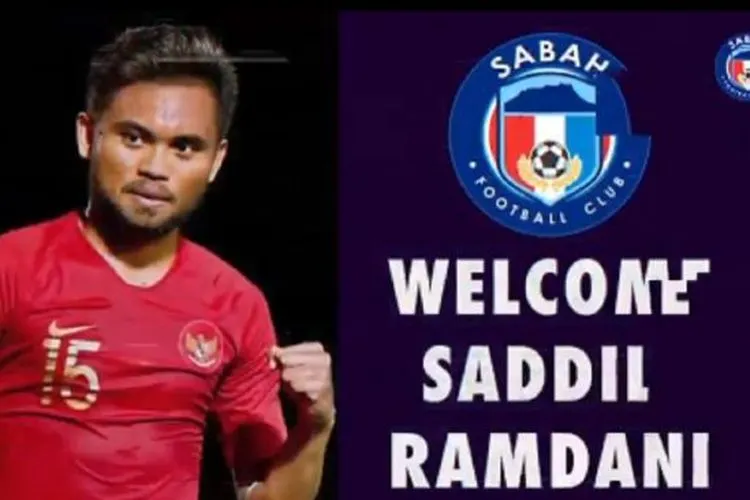 Saddil Ramdani resmi gabung Sabah FC. (Instagram/@officialsabahfc).