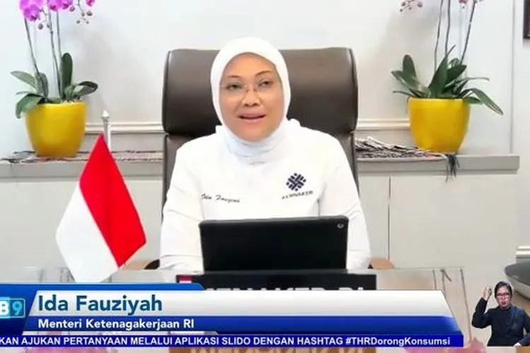 Menteri Ketenagakerjaan (Menaker), Ida Fauziyah