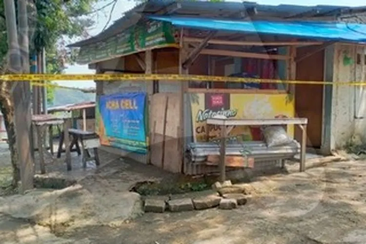 Lokasi warung ditemukannya NL dan DF, di Jalan Abdullah bin Nuh Warga RT 04, RW 14, Kelurahan Cilendek Barat, Kecamatan Bogor Barat, Kota Bogor. (Yogi Faisal)