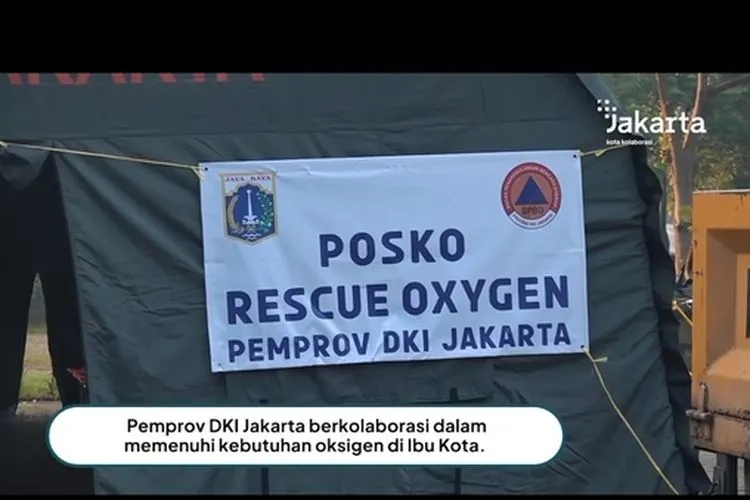 Aktivitas di posko Oxygen Rescue/dok: Instagram @dkijakarta