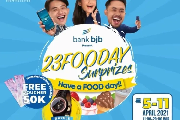 bank bjb 23 FOODAY Surprizes. (istimewa)